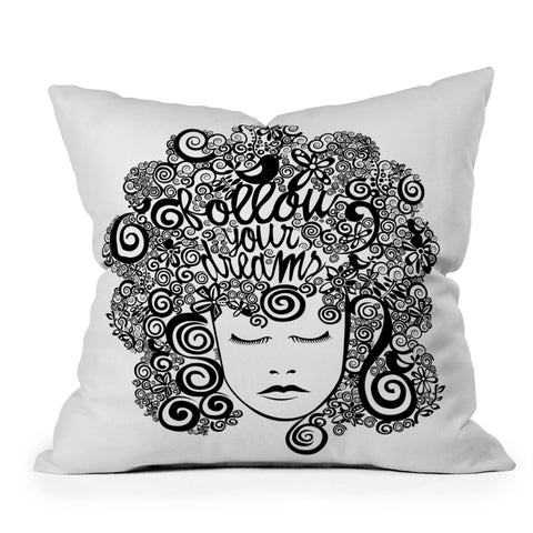 Valentina Ramos Your Dreams Outdoor Throw Pillow