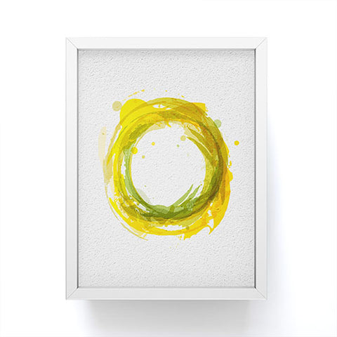 Viviana Gonzalez Abstract Circle 1 Framed Mini Art Print