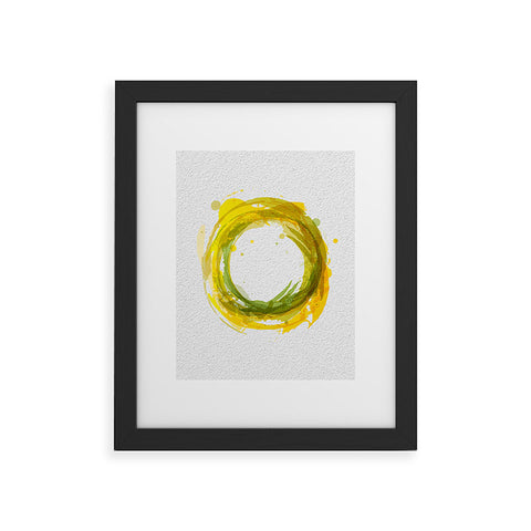 Viviana Gonzalez Abstract Circle 1 Framed Art Print