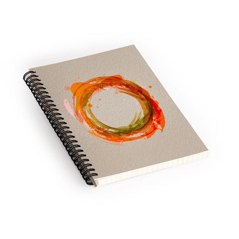Viviana Gonzalez Abstract Circle 2 Spiral Notebook