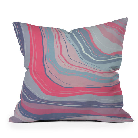 Viviana Gonzalez Agate Inspired Abstract 02 Outdoor Throw Pillow