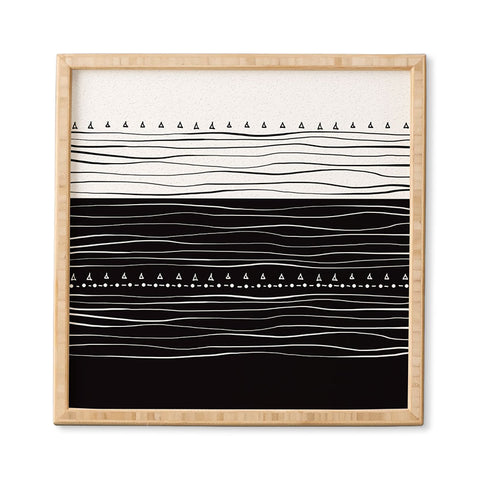 Viviana Gonzalez Black and white collection 01 Framed Wall Art
