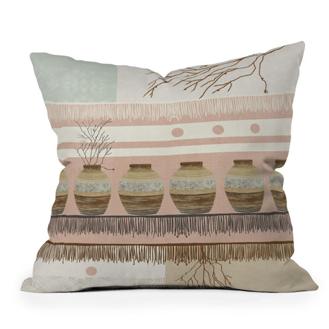 Viviana Gonzalez Earthenware InspirationPattern Outdoor Throw Pillow