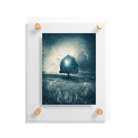 Viviana Gonzalez Energy From The Blue Tree Floating Acrylic Print