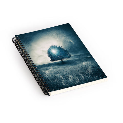 Viviana Gonzalez Energy From The Blue Tree Spiral Notebook
