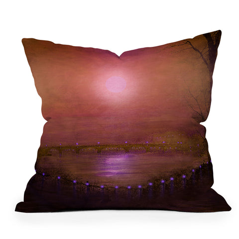 Viviana Gonzalez Magical Sunset Outdoor Throw Pillow