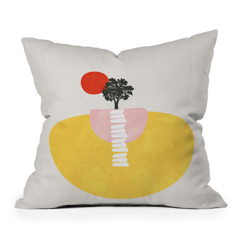 Viviana Gonzalez Modern shapes 5 Outdoor Throw Pillow