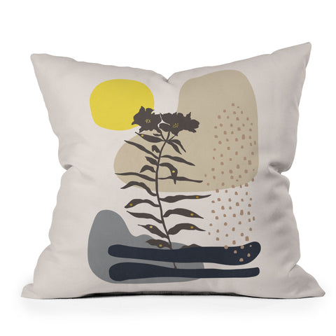 Viviana Gonzalez Organic shapes 2 Outdoor Throw Pillow