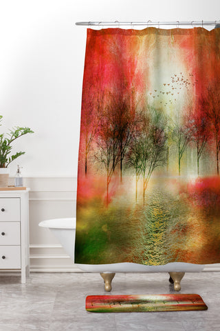 Viviana Gonzalez Paisaje Y Color III Shower Curtain And Mat