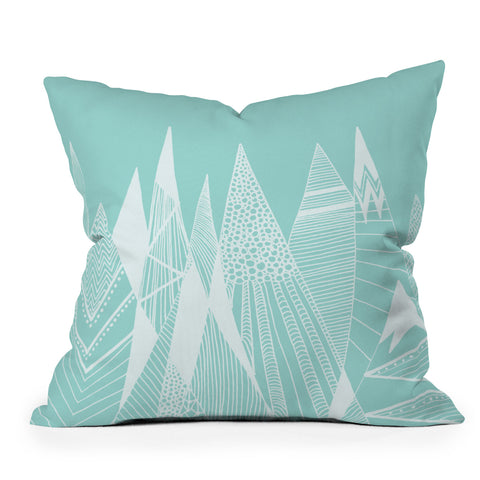 Viviana Gonzalez Patterns in the mountains 02 Outdoor Throw Pillow