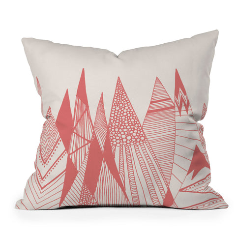 Viviana Gonzalez Patterns in the mountains Outdoor Throw Pillow