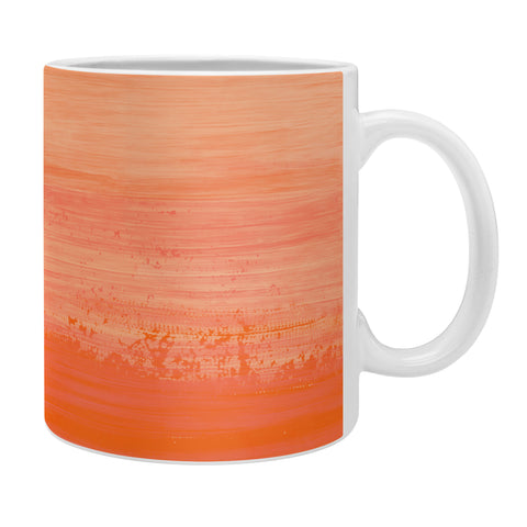 Viviana Gonzalez Peach Fuzz Modern Abstract Coffee Mug