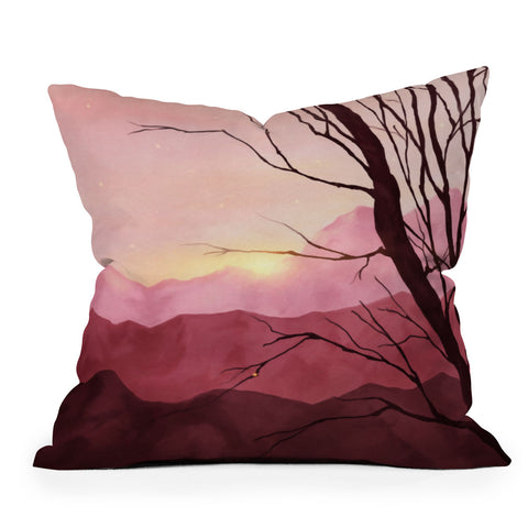 Viviana Gonzalez Sunset and Landscape Outdoor Throw Pillow