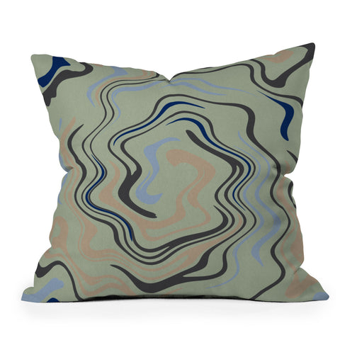Viviana Gonzalez Texturally Abstract 02 Outdoor Throw Pillow