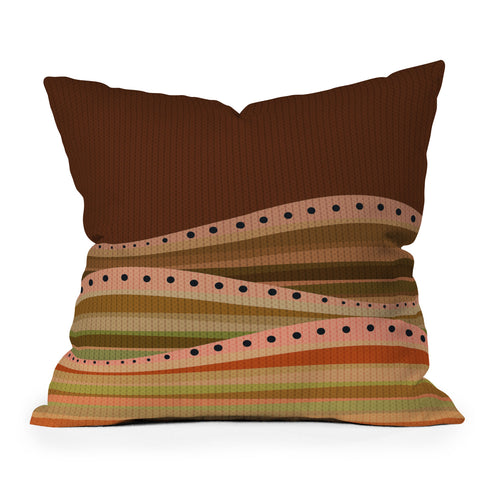 Viviana Gonzalez Textures Abstract 12 Outdoor Throw Pillow