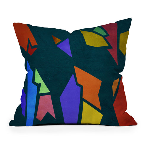 Viviana Gonzalez Textures Abstract 26 Outdoor Throw Pillow