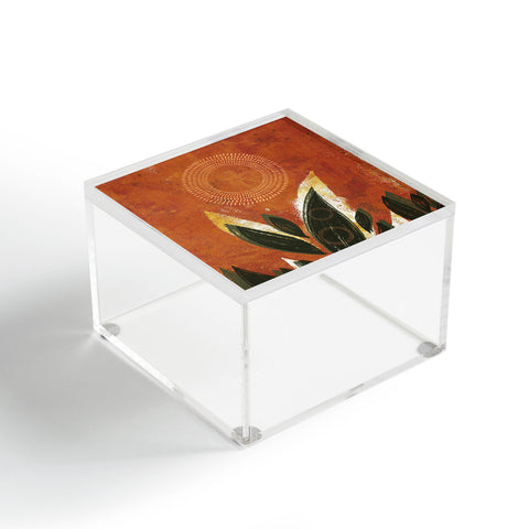 Viviana Gonzalez Tropical Boho Leaves 02 Acrylic Box