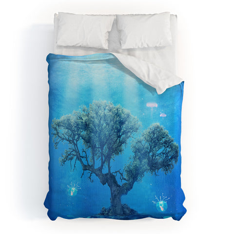 Viviana Gonzalez Underwater Tree Duvet Cover