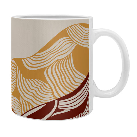 Viviana Gonzalez Vintage Mountains Line Art 03 Coffee Mug