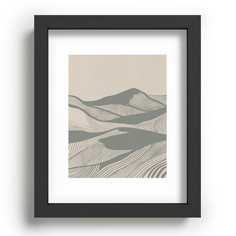 Viviana Gonzalez Vintage Mountains Line Art 04 Recessed Framing Rectangle