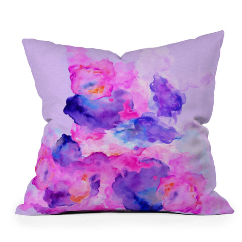 Viviana Gonzalez Watercolor Love 1 Outdoor Throw Pillow