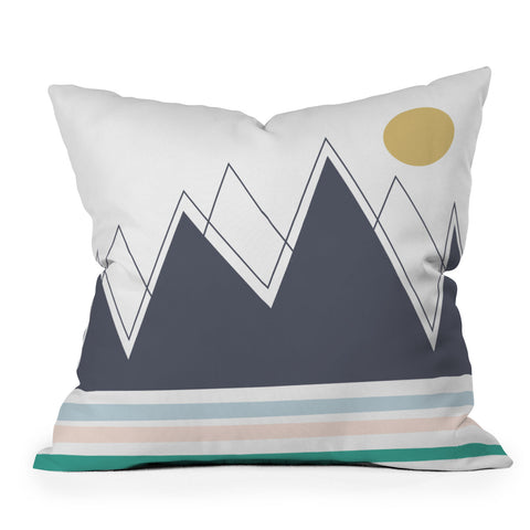 Vy La In The Mountains Outdoor Throw Pillow
