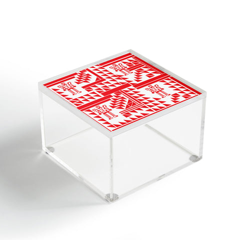 Vy La Robots And Triangles Acrylic Box