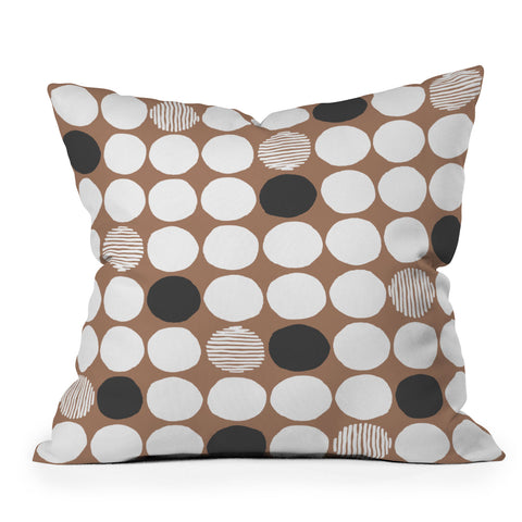 Wagner Campelo Cheeky Dots 3 Outdoor Throw Pillow