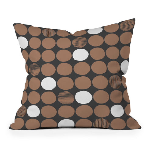 Wagner Campelo Cheeky Dots 4 Outdoor Throw Pillow