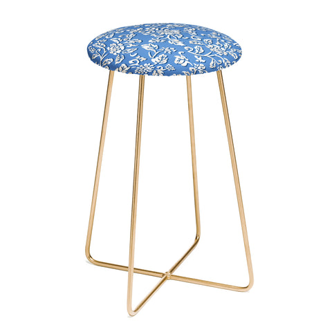 Wagner Campelo Chinese Flowers 1 Counter Stool