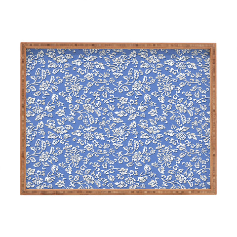 Wagner Campelo Chinese Flowers 1 Rectangular Tray