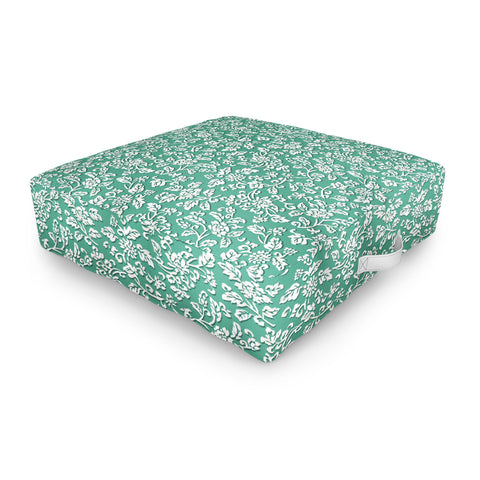 Wagner Campelo Chinese Flowers 3 Outdoor Floor Cushion