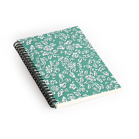 Wagner Campelo Chinese Flowers 3 Spiral Notebook