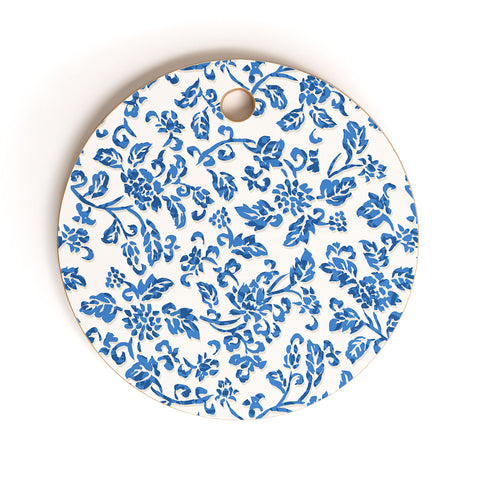 Wagner Campelo Chinese Flowers 5 Cutting Board Round