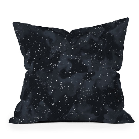 Wagner Campelo SIDEREAL BLACK Outdoor Throw Pillow
