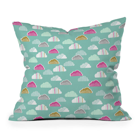 Wendy Kendall Petite Clouds Outdoor Throw Pillow