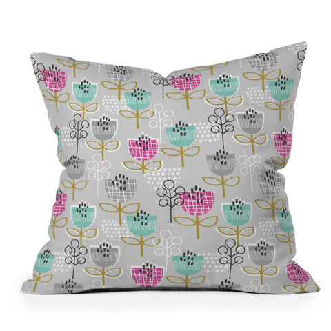 Wendy Kendall Petite Street Floral Outdoor Throw Pillow