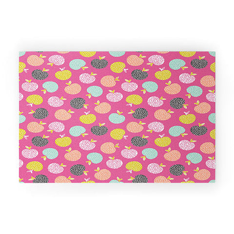 Wendy Kendall Retro Apples Welcome Mat