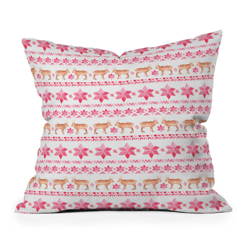 Wonder Forest Nifty Nordic Outdoor Throw Pillow
