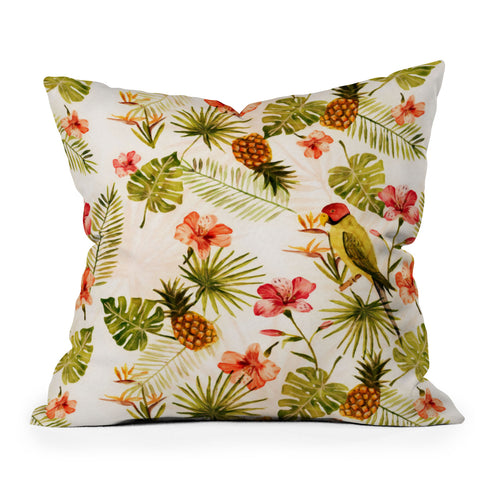 Wonder Forest Totally Tropical Outdoor Throw Pillow