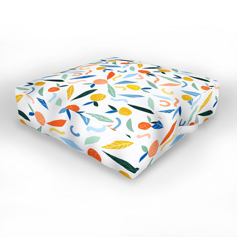 83 Oranges Art Is To Give Life A Shape Outdoor Floor Cushion