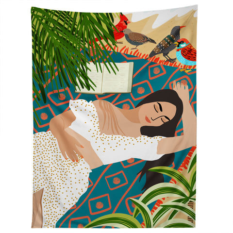 83 Oranges Beach Read Sleep Repeat Tapestry
