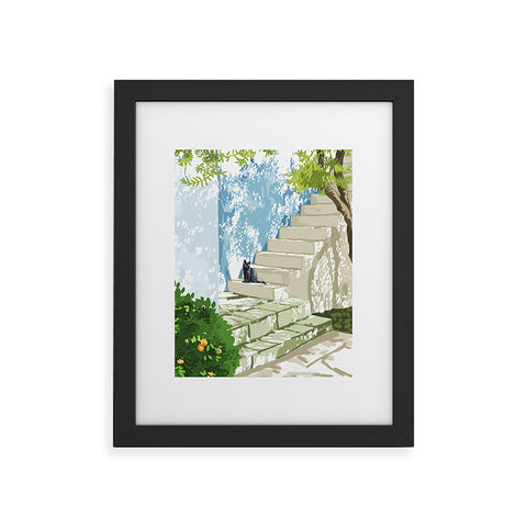 83 Oranges Being a person Framed Art Print