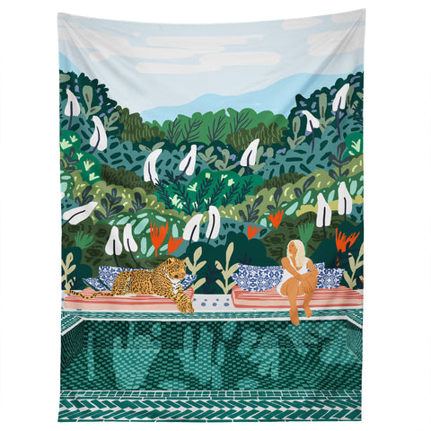 83 Oranges Chilling II Tapestry