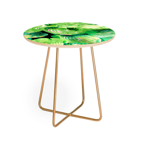 83 Oranges Colors Of The Jungle Round Side Table