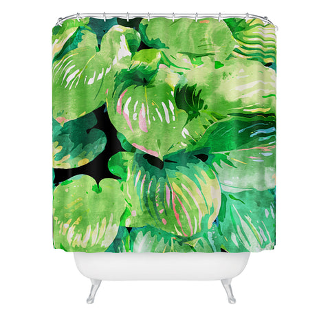 83 Oranges Colors Of The Jungle Shower Curtain