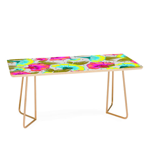 83 Oranges Ecstatic Floral Coffee Table