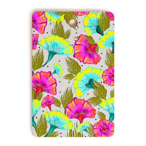 83 Oranges Ecstatic Floral Cutting Board Rectangle