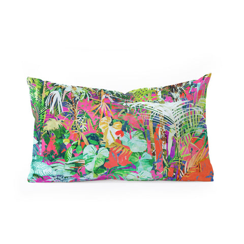 83 Oranges Find Me Where The Tropical Oblong Throw Pillow