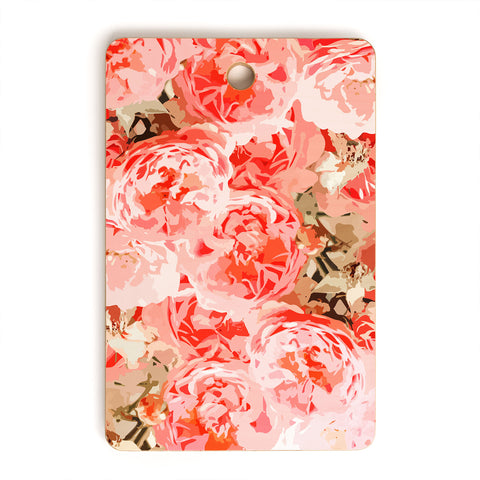 83 Oranges Fiona Floral Cutting Board Rectangle